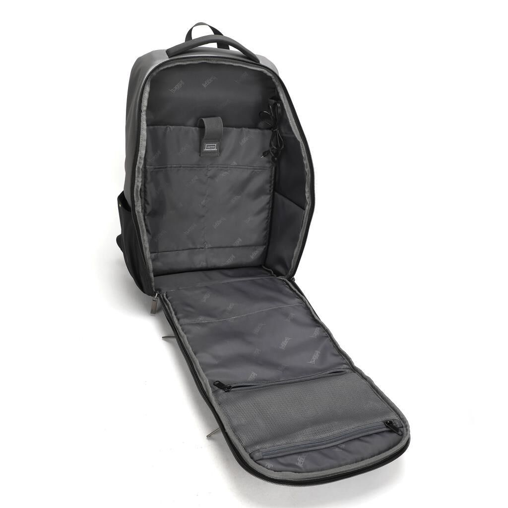 Büyük Boy Seyahat ve Laptop için Sırt Çantası Baggaj S24100 Gri