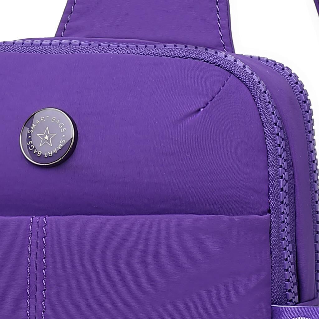 Smart Bags Mikro Poly Kumaş Kadın Bodybag Postacı Çantası 3337 Mor