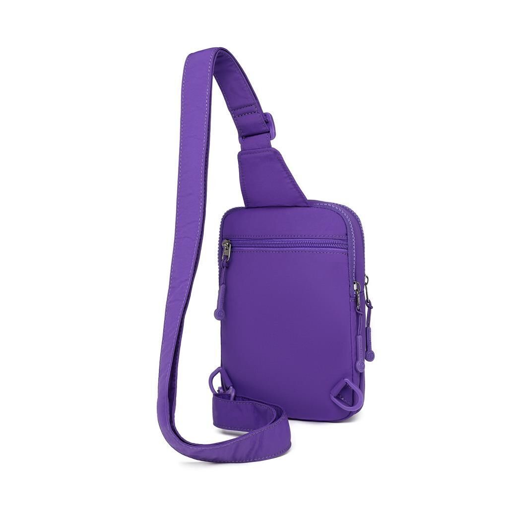 Smart Bags Mikro Poly Kumaş Kadın Bodybag Postacı Çantası 3337 Mor