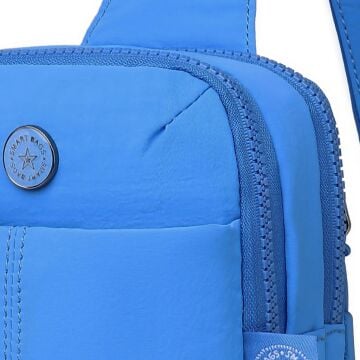 Smart Bags Mikro Poly Kumaş Kadın Bodybag Postacı Çantası 3337 Mavi