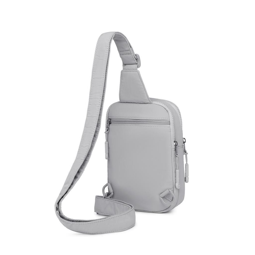 Smart Bags Mikro Poly Kumaş Kadın Bodybag Postacı Çantası 3337 Gri