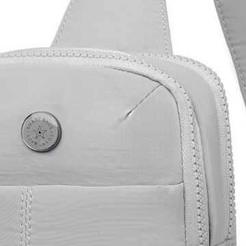 Smart Bags Mikro Poly Kumaş Kadın Bodybag Postacı Çantası 3337 Gri