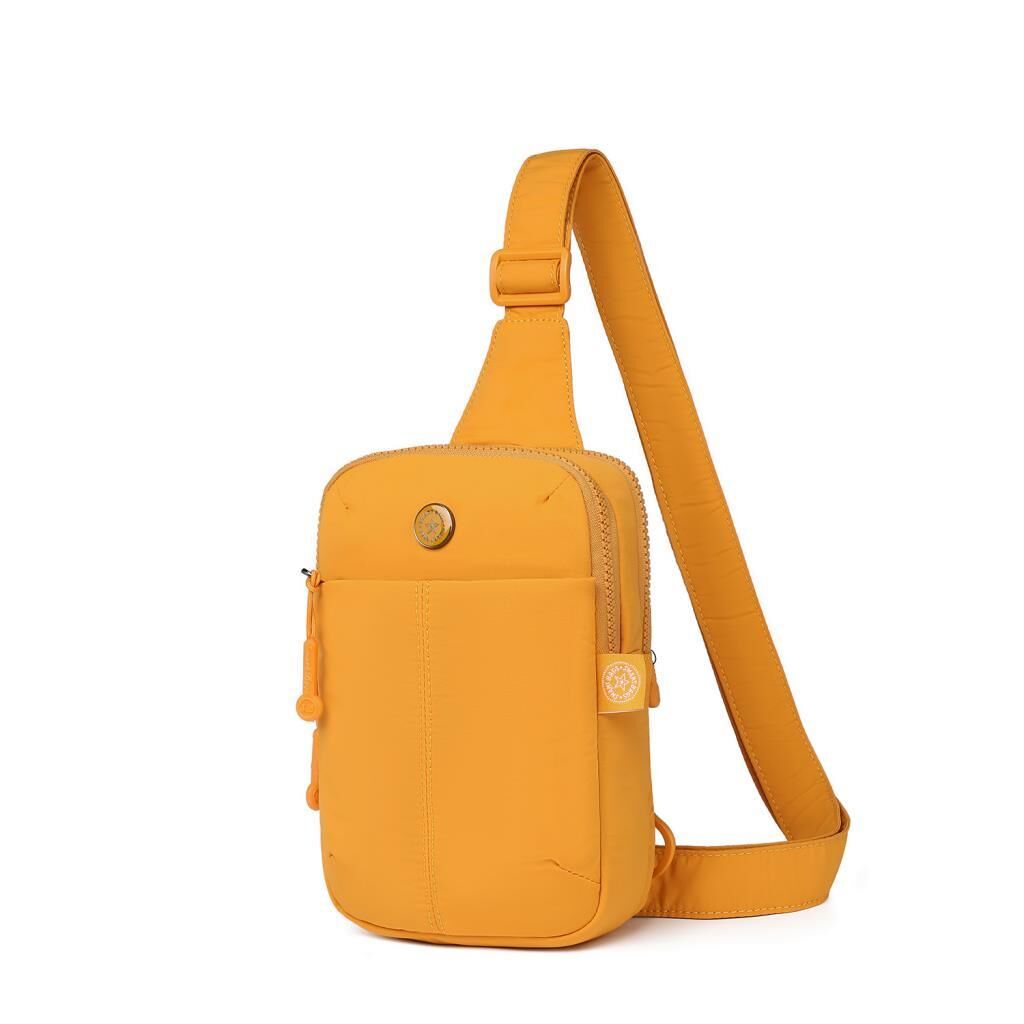 Smart Bags Mikro Poly Kumaş Kadın Bodybag Postacı Çantası 3337 Hardal