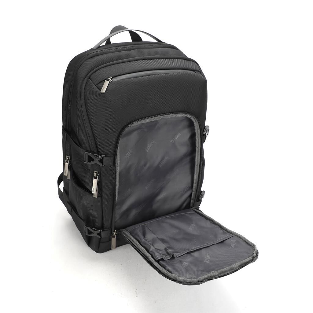 Büyük Boy Seyahat ve Laptop için Sırt Çantası Baggaj S24103 Siyah
