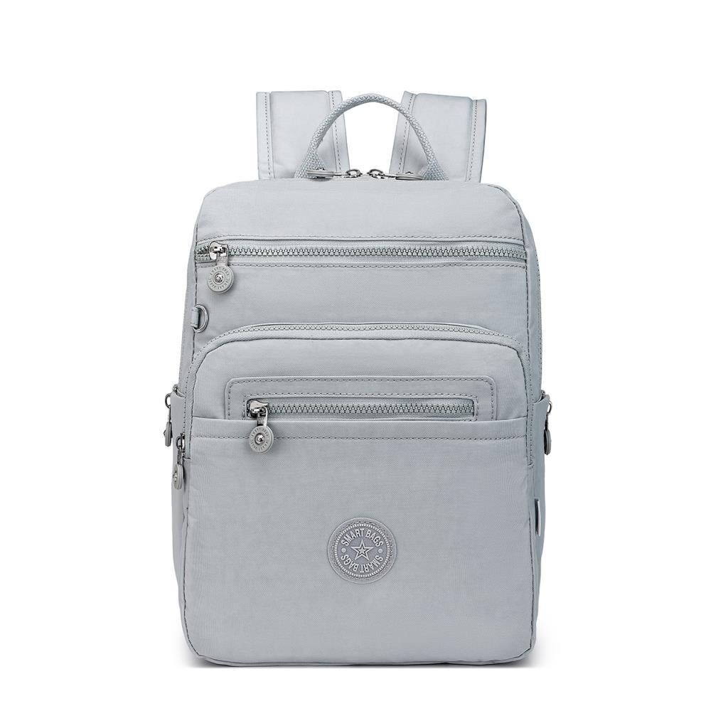 Smart Bags Krinkıl Kumaş Unisex Sırt Çantası 1207 11 A.Gri