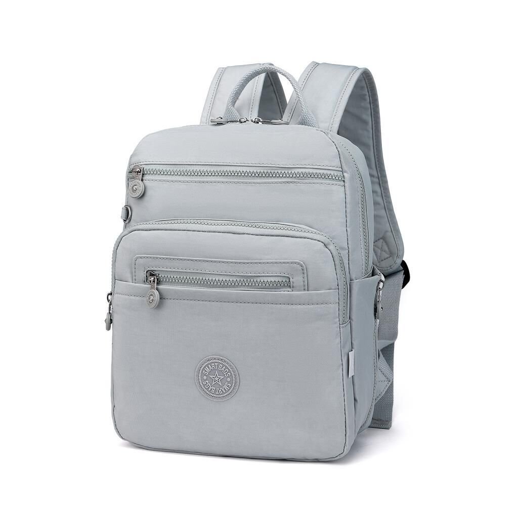 Smart Bags Krinkıl Kumaş Unisex Sırt Çantası 1207 11 A.Gri