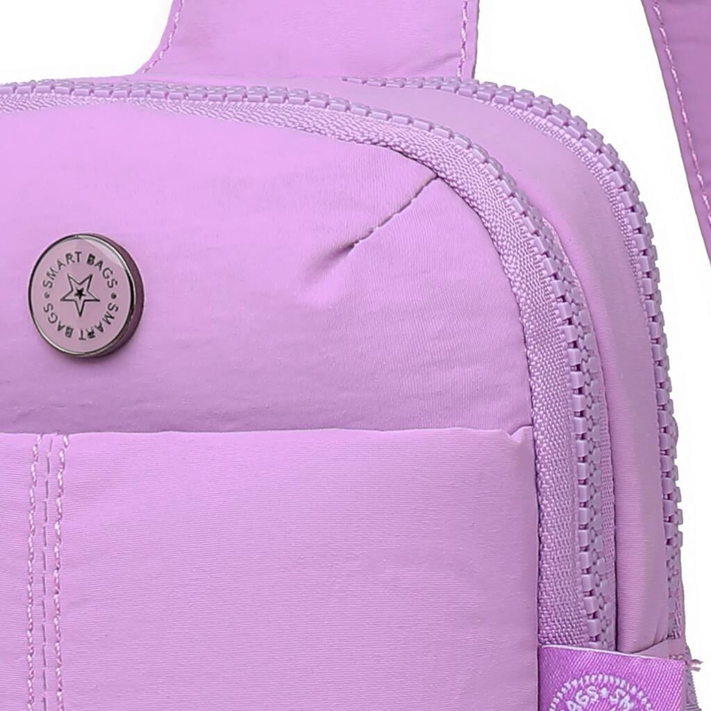 Smart Bags Mikro Poly Kumaş Kadın Bodybag Postacı Çantası 3337 Lila