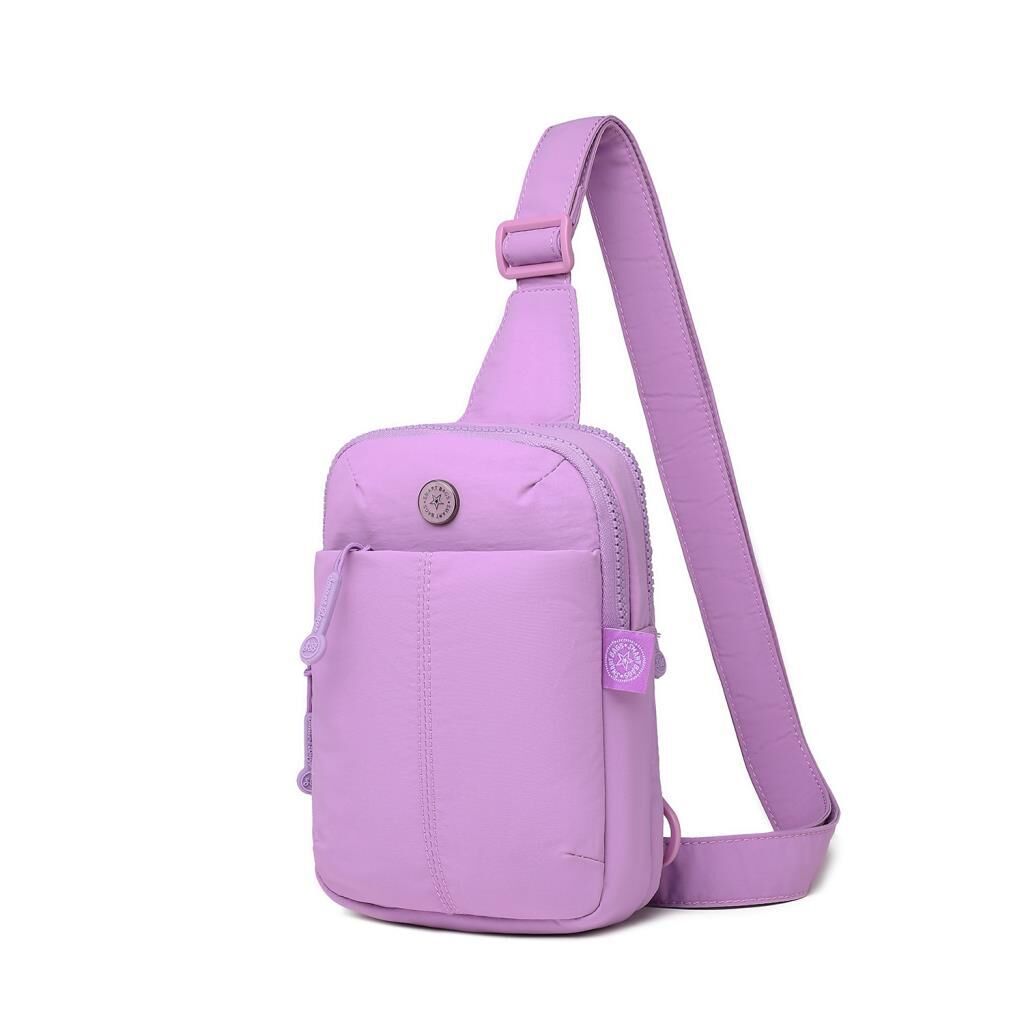 Smart Bags Mikro Poly Kumaş Kadın Bodybag Postacı Çantası 3337 Lila