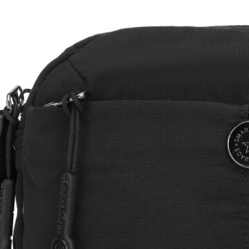 Smart Bags Mikro Poly Kumaş Mini Boy Postacı Kadın Çantası 3339 Siyah