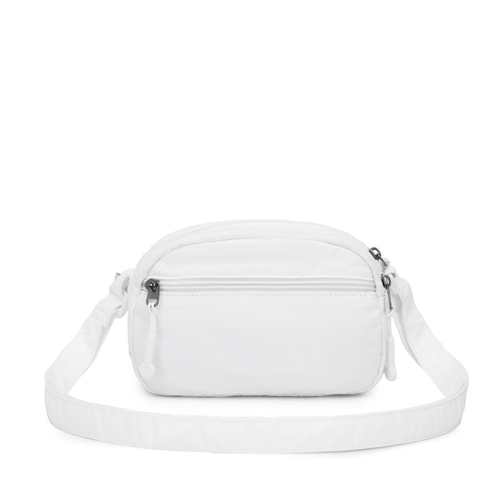 Smart Bags Mikro Poly Kumaş Mini Boy Postacı Kadın Çantası 3339 Beyaz