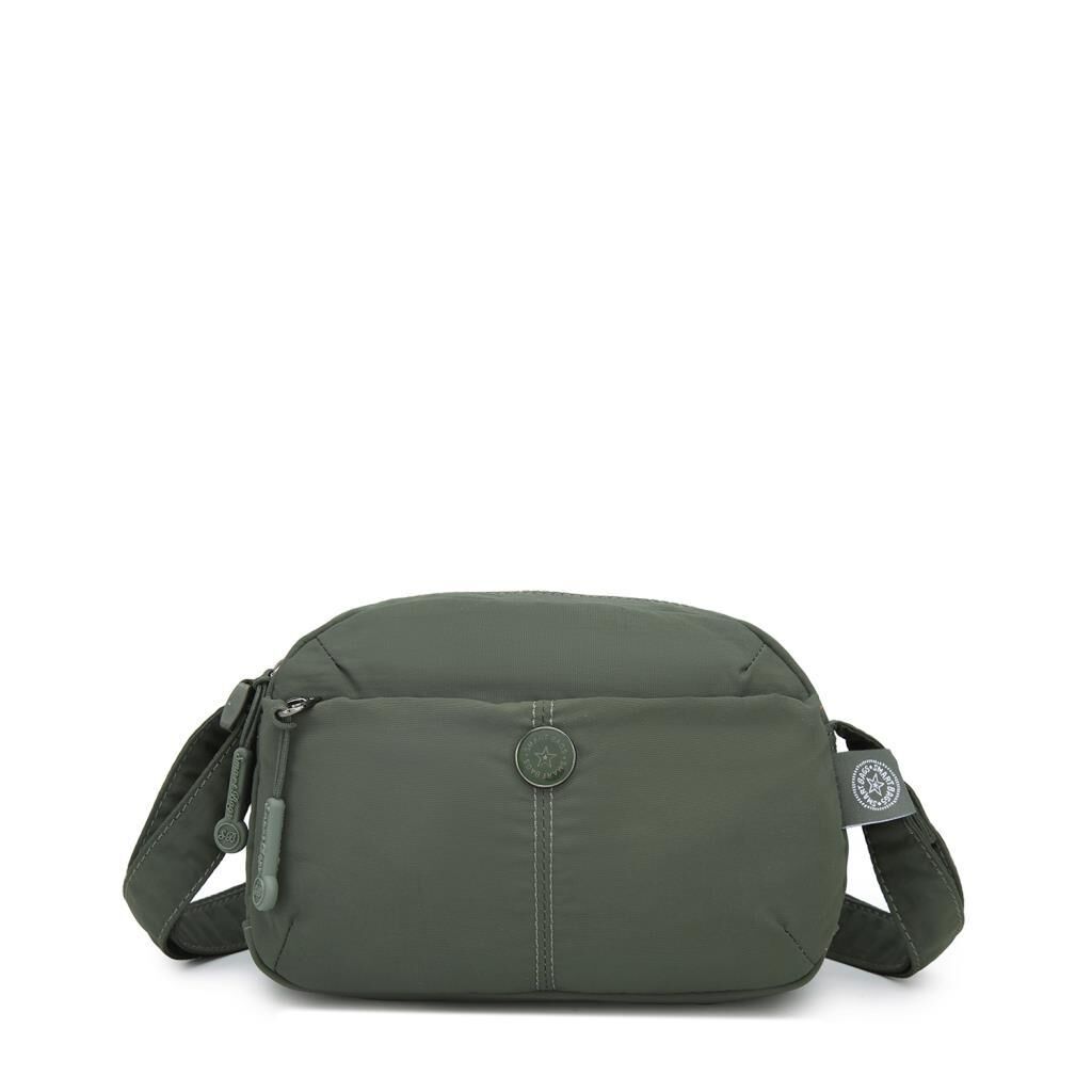 Smart Bags Mikro Poly Kumaş Mini Boy Postacı Kadın Çantası 3339 Haki
