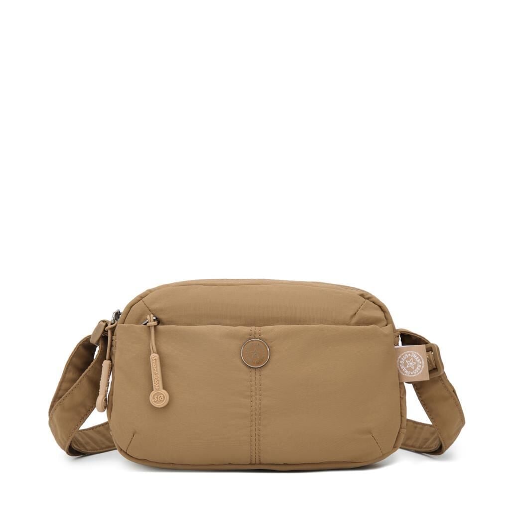 Smart Bags Mikro Poly Kumaş Mini Boy Postacı Kadın Çantası 3339 A.Kahve