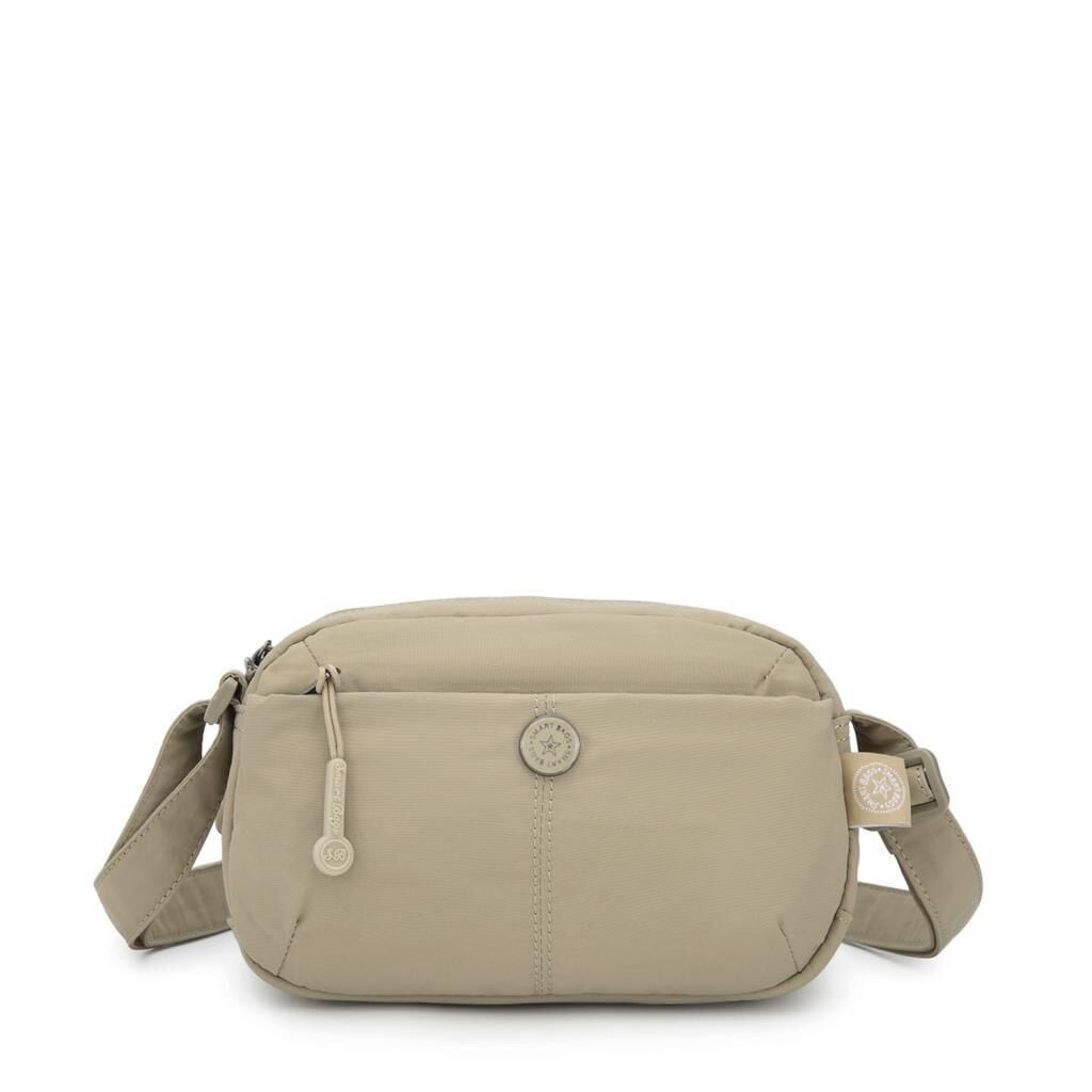 Smart Bags Mikro Poly Kumaş Mini Boy Postacı Kadın Çantası 3339 Vizon