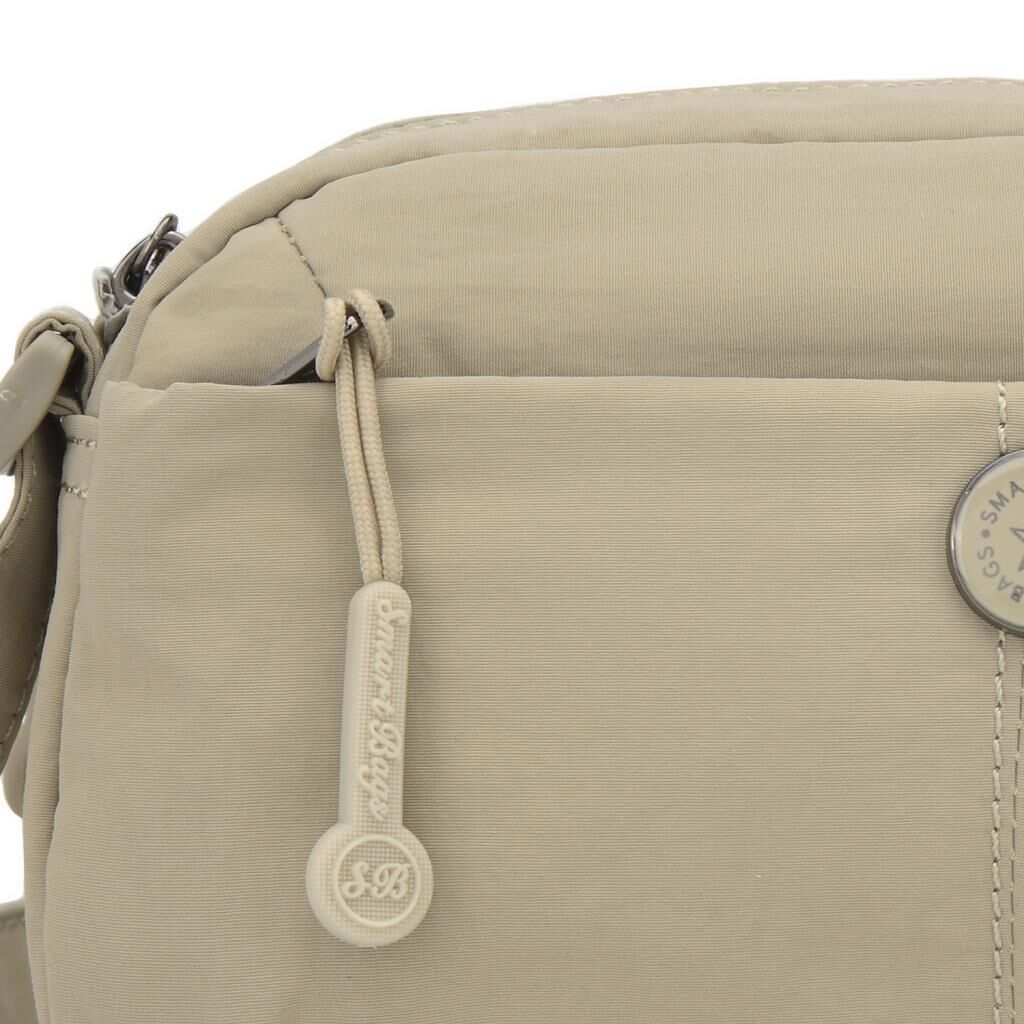 Smart Bags Mikro Poly Kumaş Mini Boy Postacı Kadın Çantası 3339 Vizon