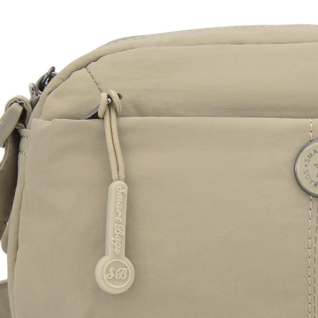 Smart Bags Mikro Poly Kumaş Mini Boy Postacı Kadın Çantası 3339 Vizon