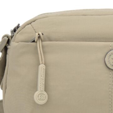 Smart Bags Mikro Poly Kumaş Mini Boy Postacı Kadın Çantası 3339 Vizon