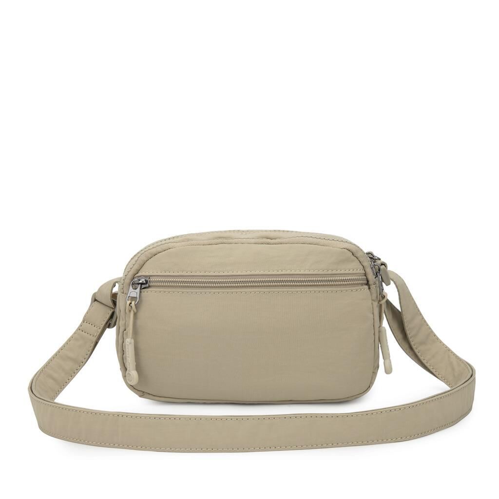 Smart Bags Mikro Poly Kumaş Mini Boy Postacı Kadın Çantası 3339 Vizon