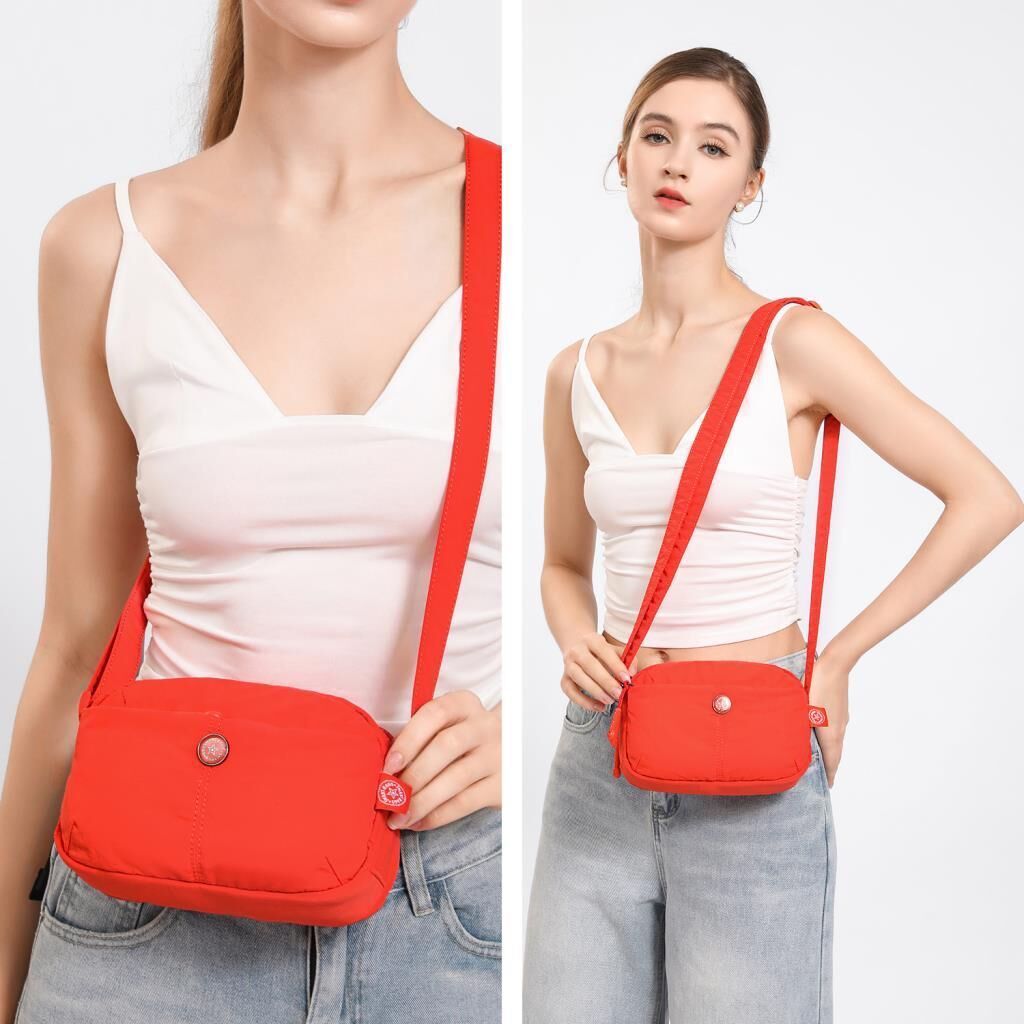 Smart Bags Mikro Poly Kumaş Mini Boy Postacı Kadın Çantası 3339 Mor