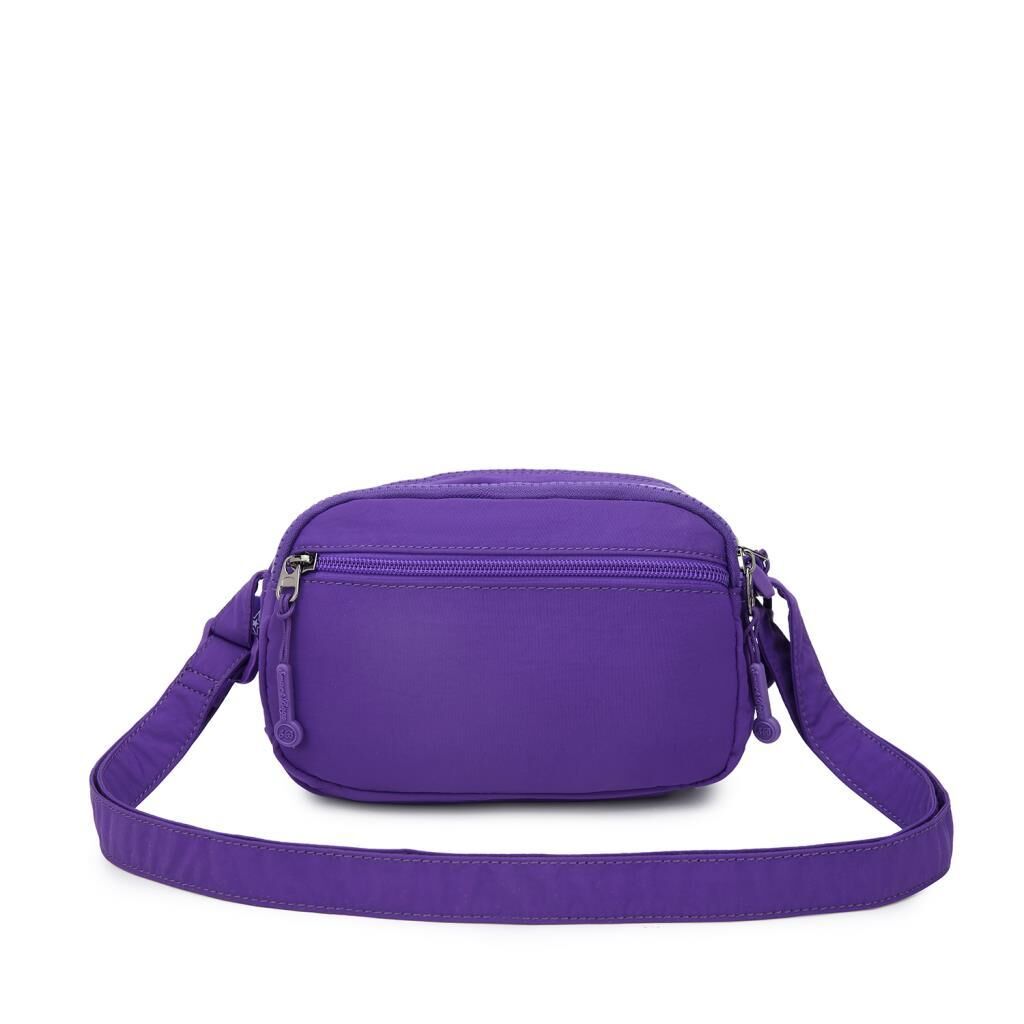 Smart Bags Mikro Poly Kumaş Mini Boy Postacı Kadın Çantası 3339 Mor