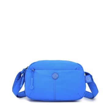 Smart Bags Mikro Poly Kumaş Mini Boy Postacı Kadın Çantası 3339 Mavi