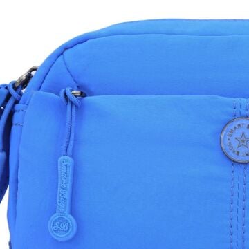 Smart Bags Mikro Poly Kumaş Mini Boy Postacı Kadın Çantası 3339 Mavi