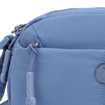 Smart Bags Mikro Poly Kumaş Mini Boy Postacı Kadın Çantası 3339 J.Mavi