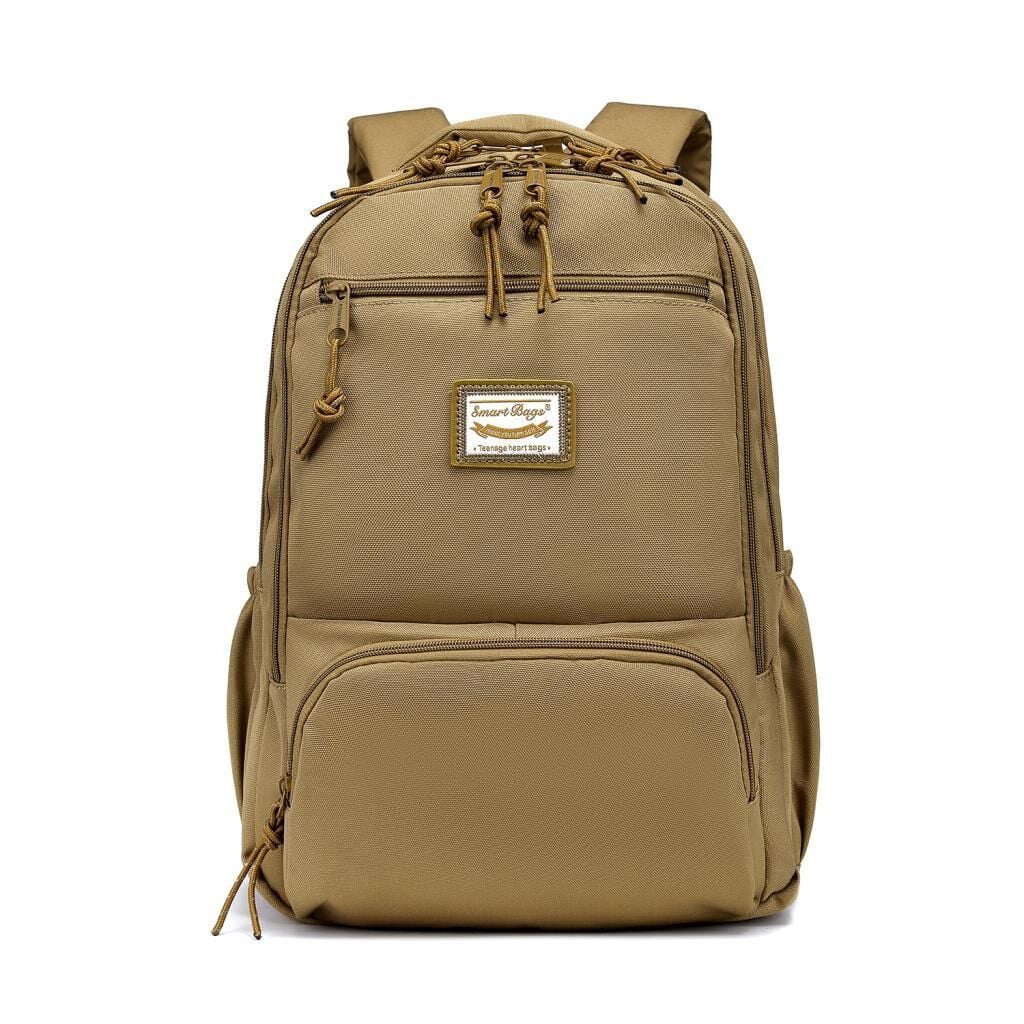 Smart Bags Sırt Çantası Okul Boyu Laptop Gözlü 3196 Camel