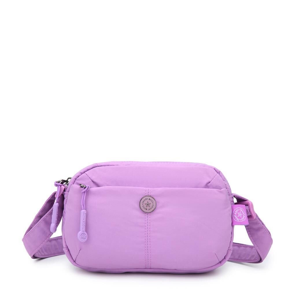 Smart Bags Mikro Poly Kumaş Mini Boy Postacı Kadın Çantası 3339 Lila