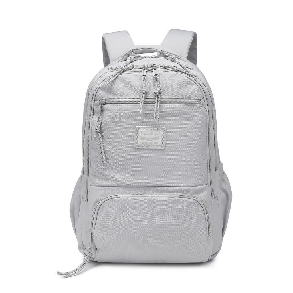 Smart Bags Sırt Çantası Okul Boyu Laptop Gözlü 3196 A.Gri