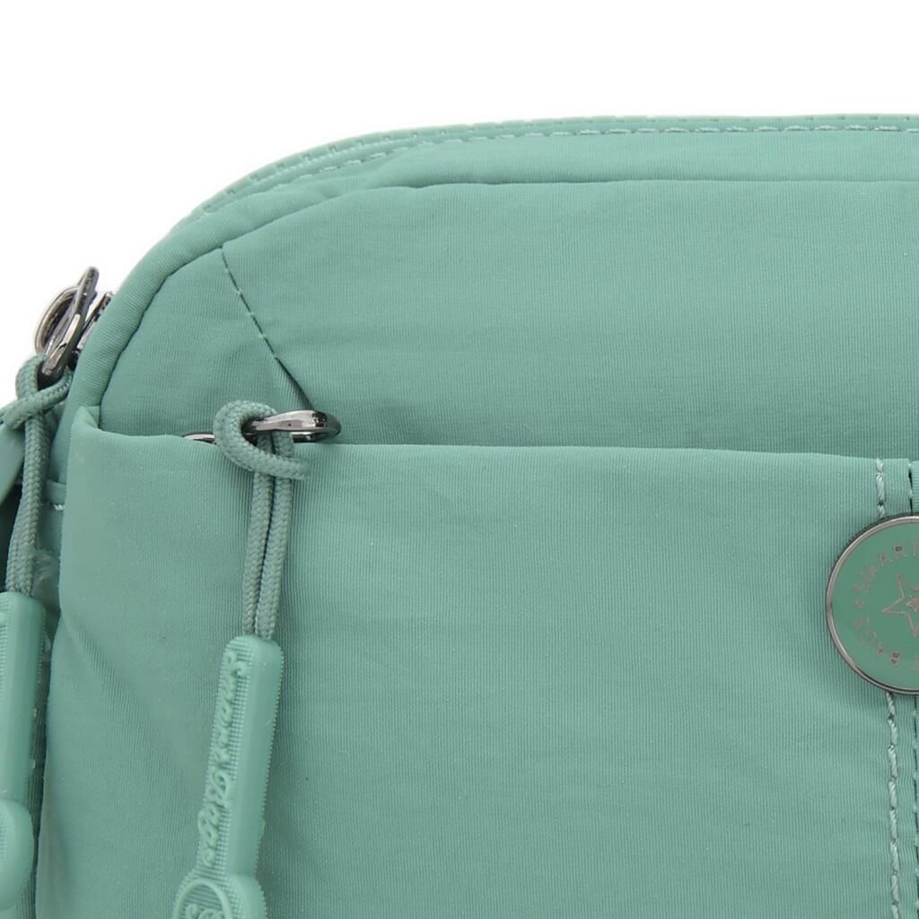 Smart Bags Mikro Poly Kumaş Mini Boy Postacı Kadın Çantası 3339 Mint