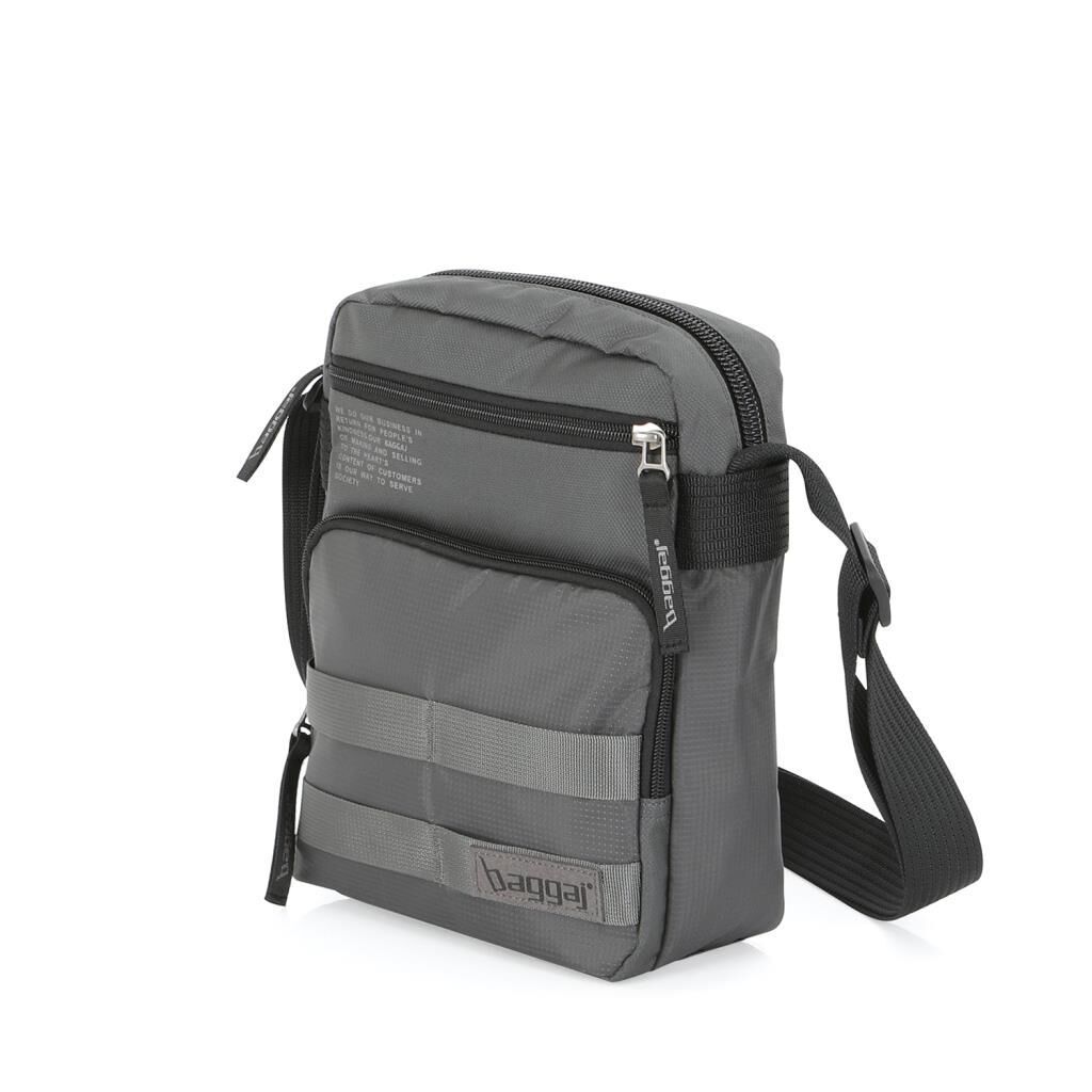 Erkek Postacı Omuz Çantası Orta Boy Baggaj CO2441 Gri