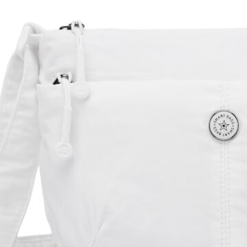 Smart Bags Mikro Poly Kumaş Postacı Kadın Çantası 3338 Beyaz
