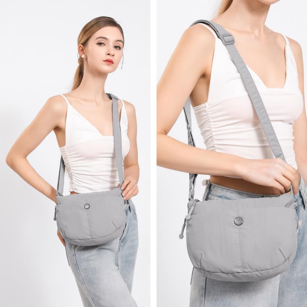 Smart Bags Mikro Poly Kumaş Postacı Kadın Çantası 3338 Haki