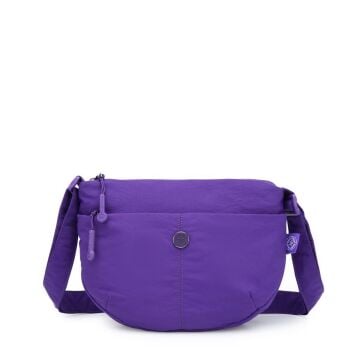 Smart Bags Mikro Poly Kumaş Postacı Kadın Çantası 3338 Mor
