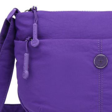 Smart Bags Mikro Poly Kumaş Postacı Kadın Çantası 3338 Mor