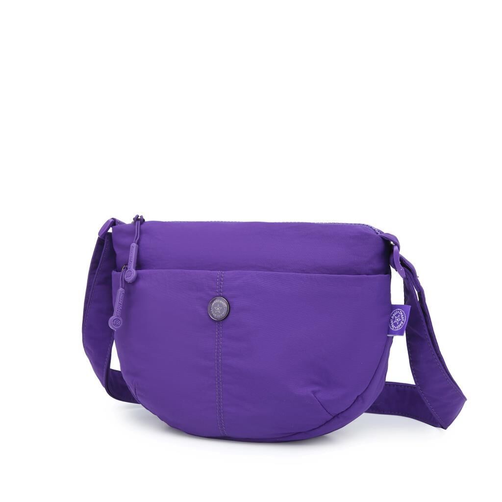 Smart Bags Mikro Poly Kumaş Postacı Kadın Çantası 3338 Mor