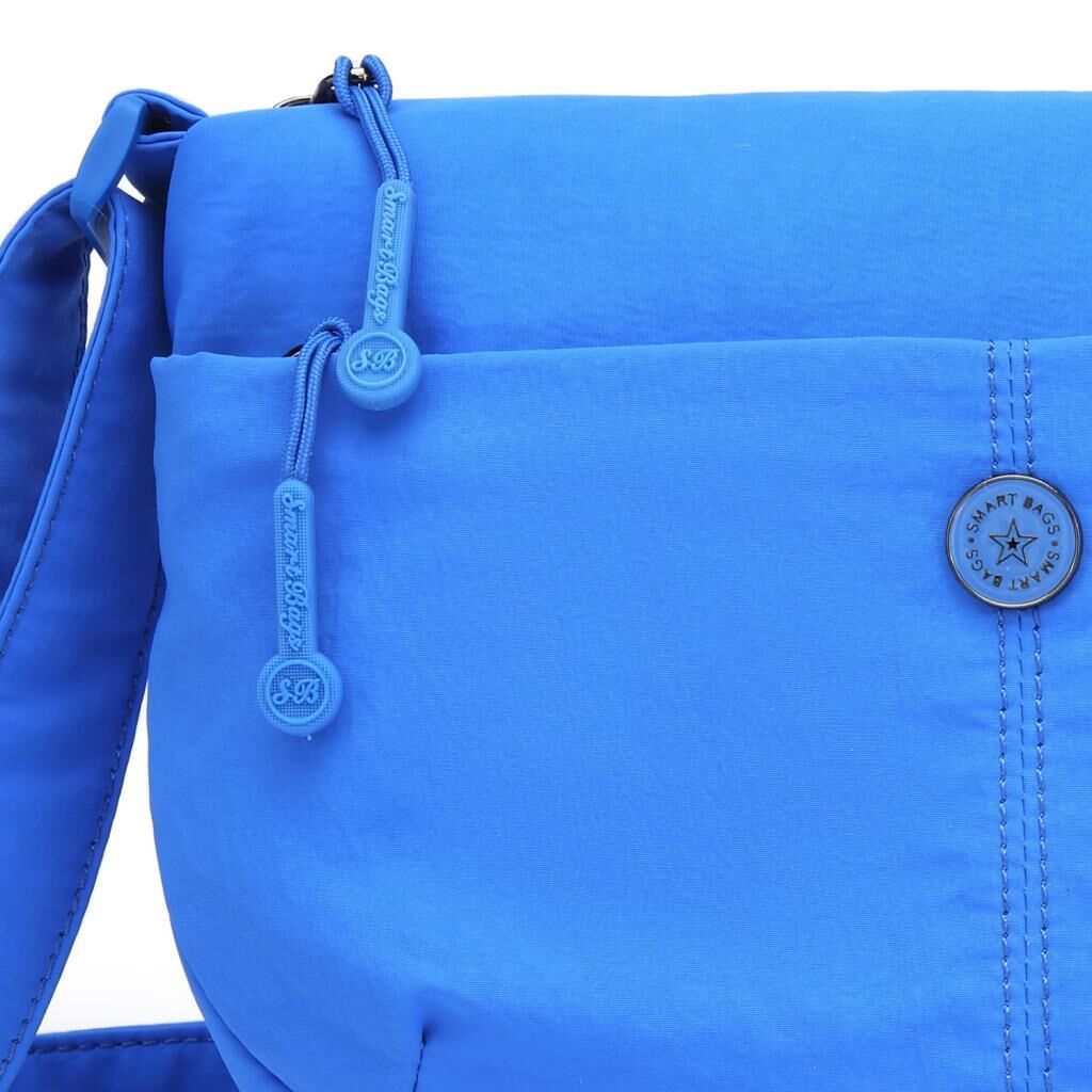 Smart Bags Mikro Poly Kumaş Postacı Kadın Çantası 3338 Mavi
