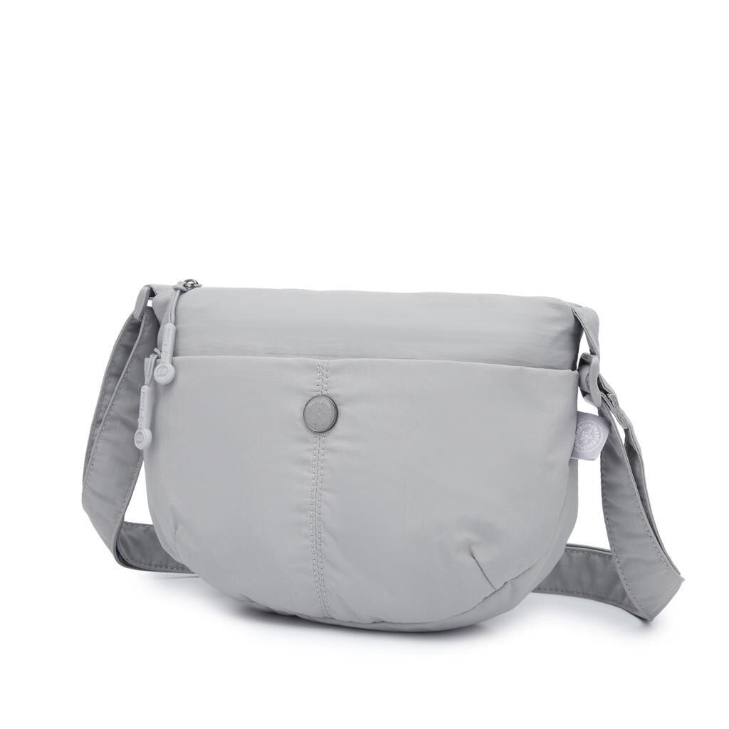 Smart Bags Mikro Poly Kumaş Postacı Kadın Çantası 3338 Gri