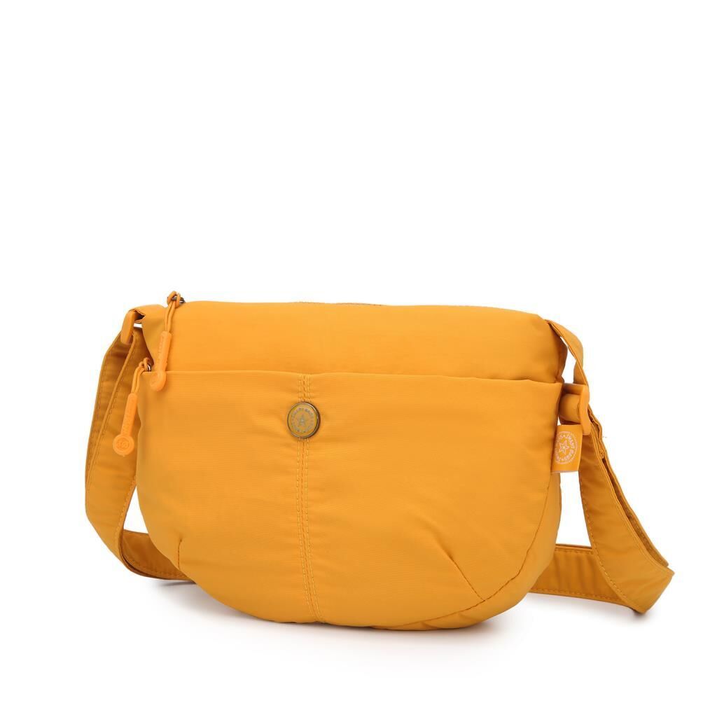 Smart Bags Mikro Poly Kumaş Postacı Kadın Çantası 3338 Hardal