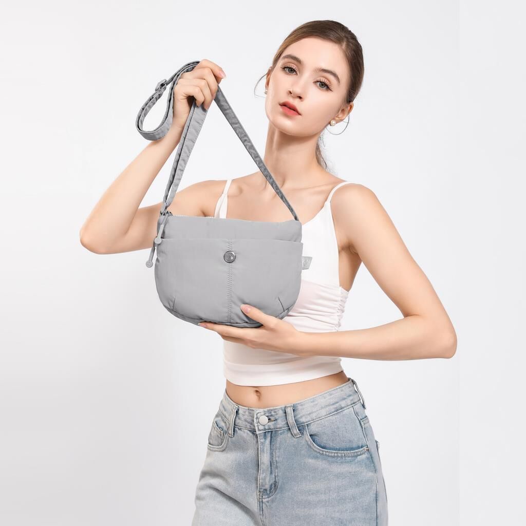 Smart Bags Mikro Poly Kumaş Postacı Kadın Çantası 3338 Hardal