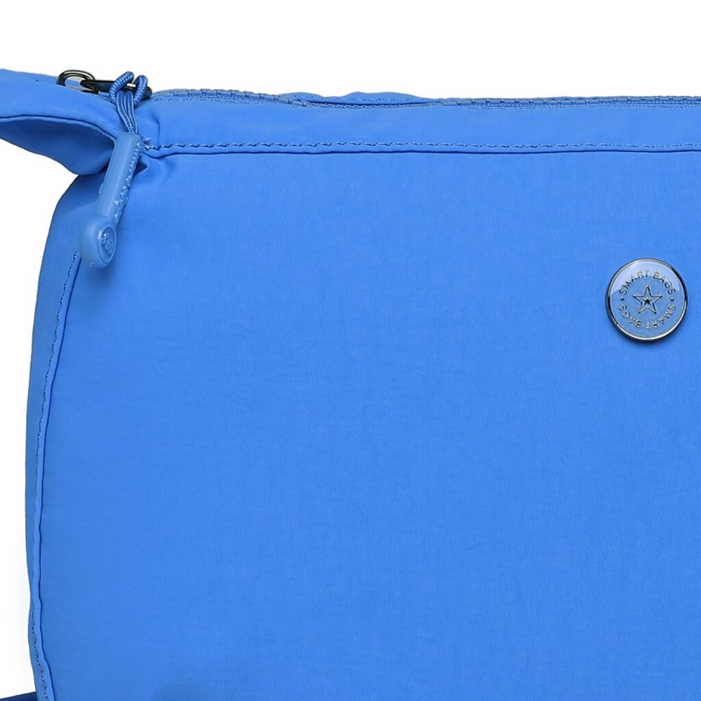 Smart Bags Mikro Poly Kumaş Postacı Kadın Çantası 3341 Mavi