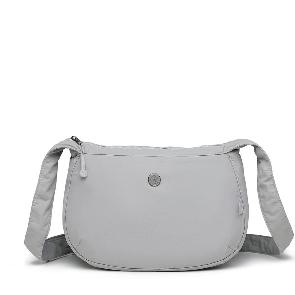 Smart Bags Mikro Poly Kumaş Postacı Kadın Çantası 3341 Gri