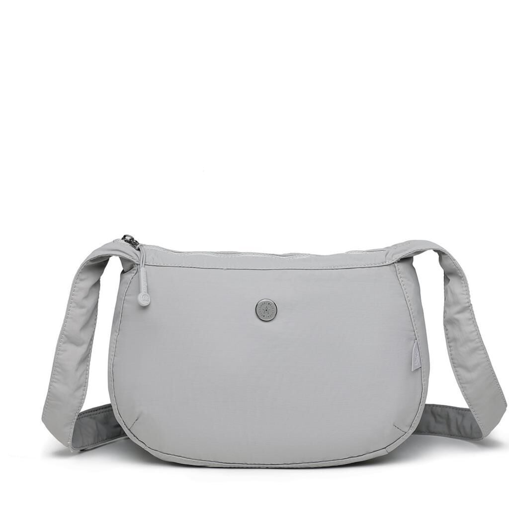 Smart Bags Mikro Poly Kumaş Postacı Kadın Çantası 3341 Gri