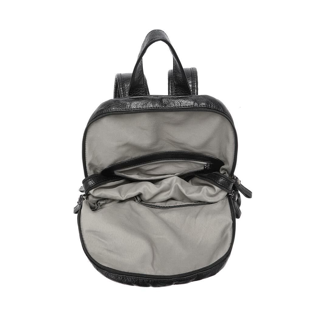 Yıkama Deri Sırt Askılı Kadın Çantası 21-K Barcelona 1900