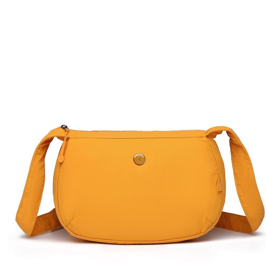 Smart Bags Mikro Poly Kumaş Postacı Kadın Çantası 3341 Hardal