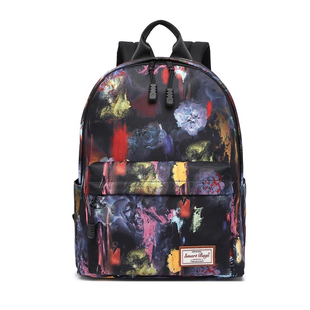 Smart Bags Printed Edition Uniseks Okul Sırt Çantası 3224 Tuval