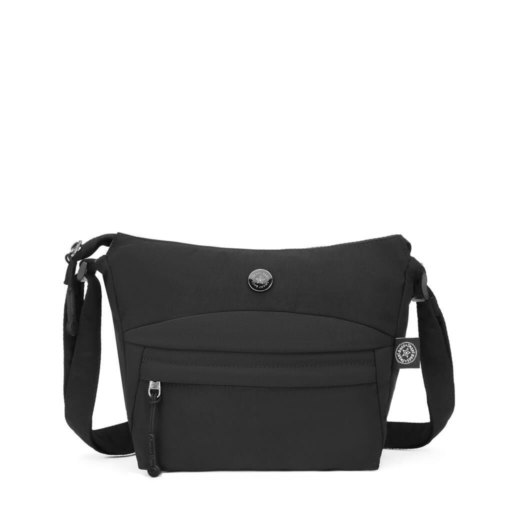 Smart Bags Mikro Poly Kumaş Postacı Kadın Çantası 3342 Siyah