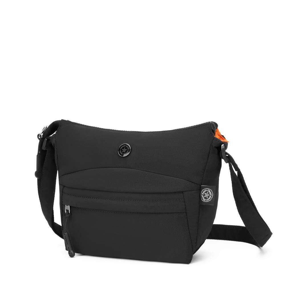 Smart Bags Mikro Poly Kumaş Postacı Kadın Çantası 3342 Siyah