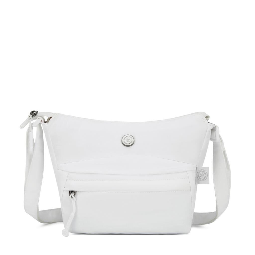 Smart Bags Mikro Poly Kumaş Postacı Kadın Çantası 3342 Beyaz