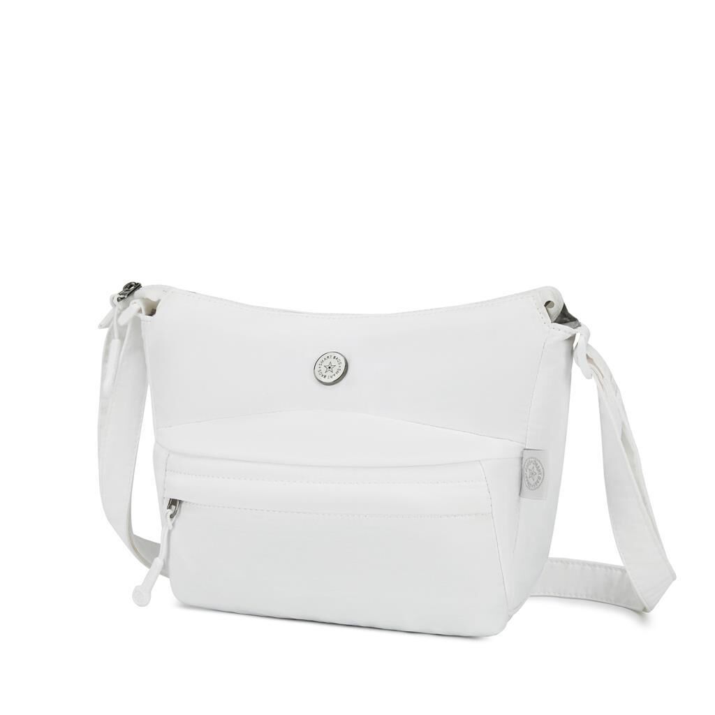 Smart Bags Mikro Poly Kumaş Postacı Kadın Çantası 3342 Beyaz